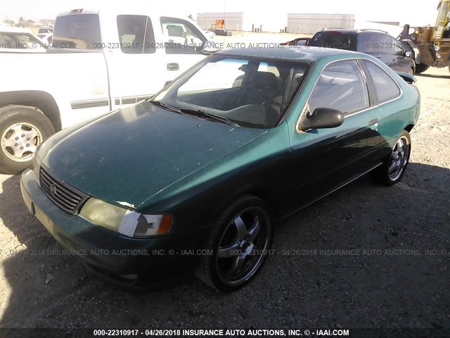 1N4AB42DXSC510921 - 1995 NISSAN 200SX SE TEAL photo 2