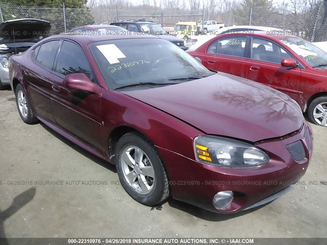 2G2WP582471222603 - 2007 PONTIAC GRAND PRIX RED photo 1
