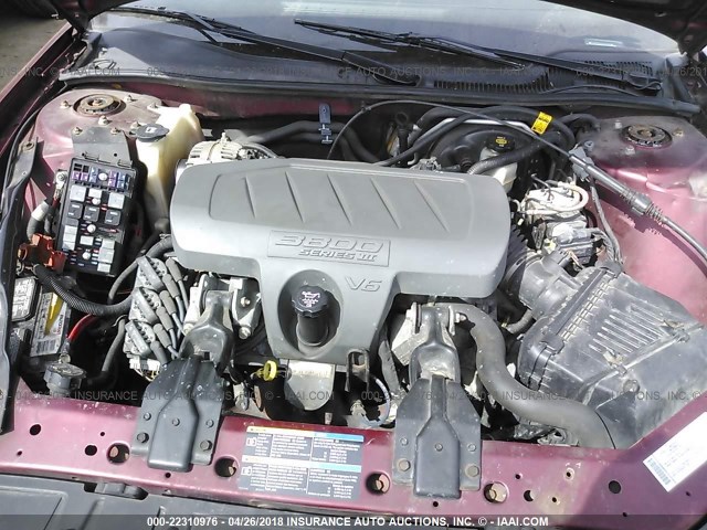 2G2WP582471222603 - 2007 PONTIAC GRAND PRIX RED photo 10