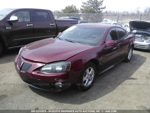 2G2WP582471222603 - 2007 PONTIAC GRAND PRIX RED photo 2