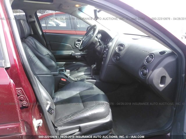 2G2WP582471222603 - 2007 PONTIAC GRAND PRIX RED photo 5