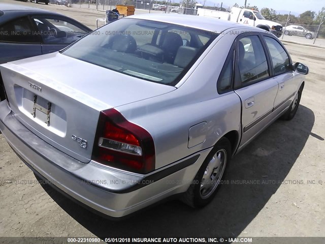 YV1TS94D611197691 - 2001 VOLVO S80 SILVER photo 4