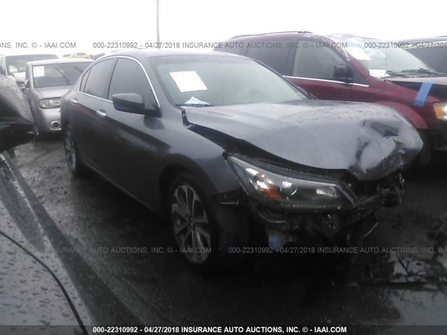 1HGCR2F5XDA238926 - 2013 HONDA ACCORD SPORT 灰色 照片 1