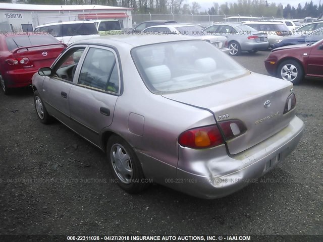 1NXBR12E7WZ103314 - 1998 TOYOTA COROLLA VE/CE/LE BEIGE photo 3