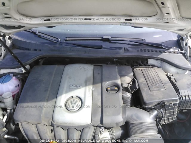 3VWEF71K57M149067 - 2007 VOLKSWAGEN JETTA WOLFSBURG 白色 照片 10
