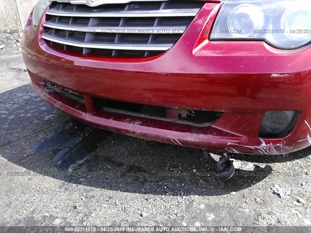 1C3AN69L65X029009 - 2005 CHRYSLER CROSSFIRE LIMITED RED photo 6