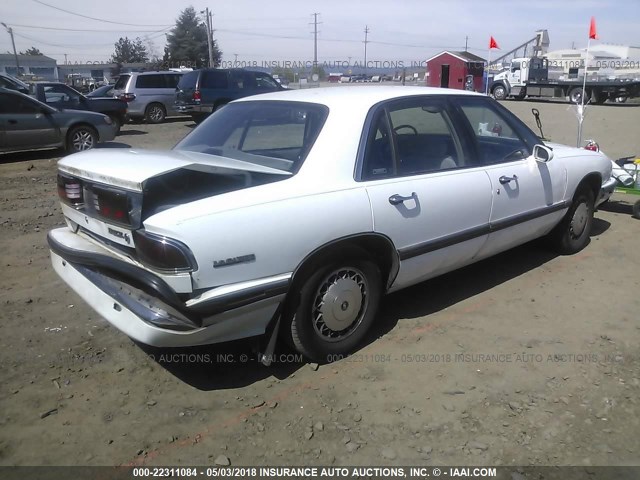 1G4HP52K1TH448811 - 1996 BUICK LESABRE CUSTOM WHITE photo 4