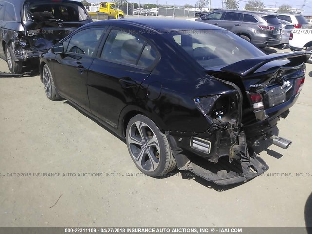 2HGFB6E53EH701714 - 2014 HONDA CIVIC SI BLACK photo 3