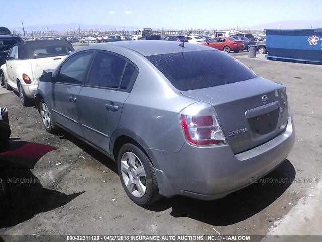 3N1AB61E98L639023 - 2008 NISSAN SENTRA 2.0/2.0S/2.0SL GRAY photo 3