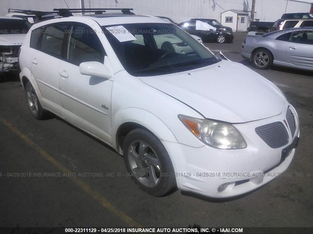 5Y2SL63805Z420493 - 2005 PONTIAC VIBE WHITE photo 1