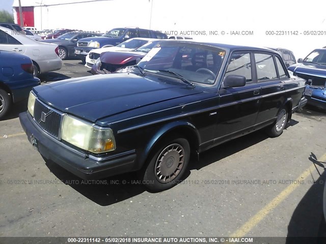 YV1AS8806P1489651 - 1993 VOLVO 240 GRAY photo 2