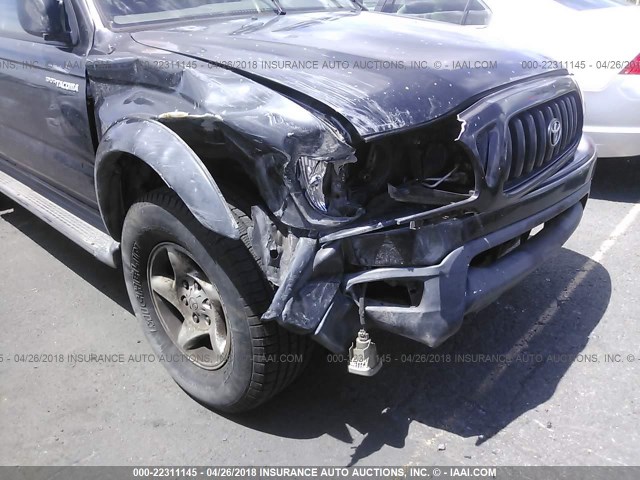 5TEGN92N73Z213304 - 2003 TOYOTA TACOMA DOUBLE CAB PRERUNNER BLACK photo 6