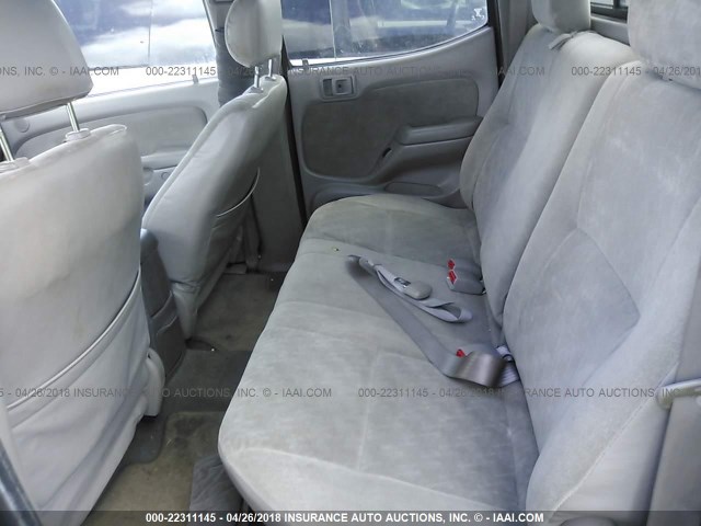 5TEGN92N73Z213304 - 2003 TOYOTA TACOMA DOUBLE CAB PRERUNNER BLACK photo 8