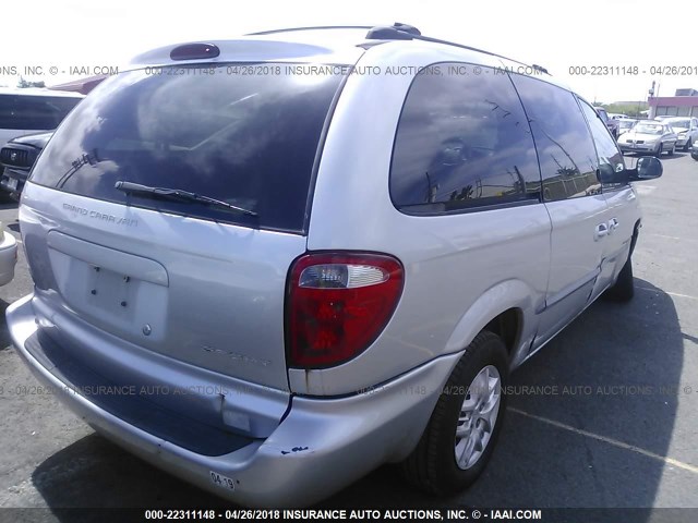 1B4GP44361B167035 - 2001 DODGE GRAND CARAVAN SPORT SILVER photo 4