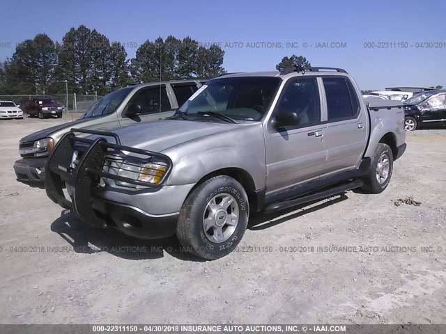 1FMZU67K84UB34884 - 2004 FORD EXPLORER SPORT TR  SILVER photo 2