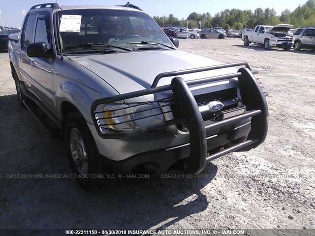 1FMZU67K84UB34884 - 2004 FORD EXPLORER SPORT TR  SILVER photo 6