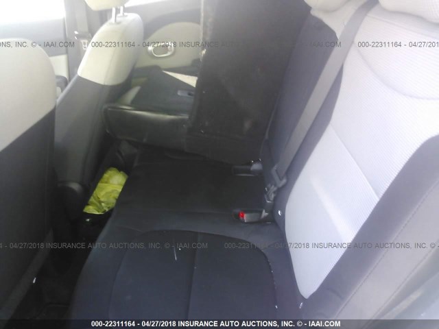 KNDJN2A21E7741015 - 2014 KIA SOUL WHITE photo 8