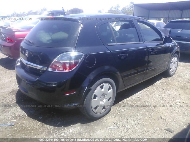 W08AR671385098055 - 2008 SATURN ASTRA XE BLACK photo 4