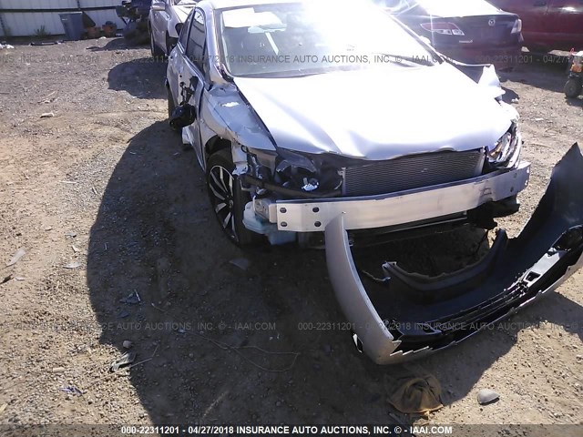 19XFB2F92FE019820 - 2015 HONDA CIVIC EXL SILVER photo 6