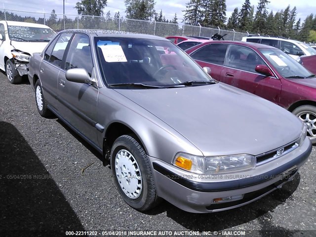 1HGCB7558MA150038 - 1991 HONDA ACCORD LX/EX BEIGE photo 1