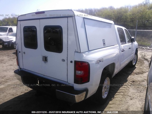 3GCUKUEJ9CG216322 - 2012 CHEVROLET SILVERADO K1500 HYBRID WHITE photo 4