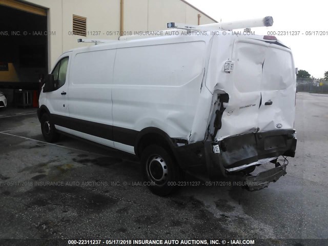 1FTYE2YGXGKA68743 - 2016 FORD TRANSIT T-150 WHITE photo 3