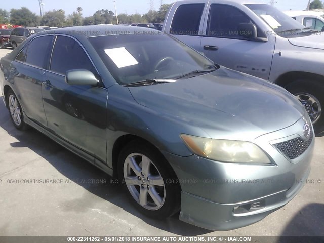 4T1BE46K87U547638 - 2007 TOYOTA CAMRY NEW GENERAT CE/LE/XLE/SE GREEN photo 1
