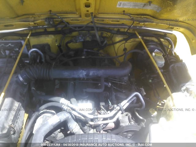 1J4FA49S9YP799065 - 2000 JEEP WRANGLER / TJ SPORT YELLOW photo 10