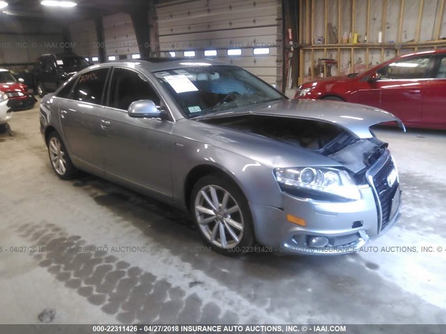 WAUKGAFB4BN028678 - 2011 AUDI A6 PRESTIGE GRAY photo 1