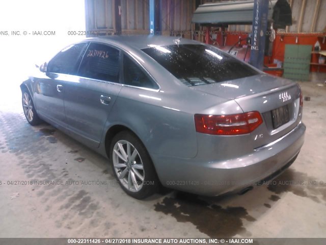 WAUKGAFB4BN028678 - 2011 AUDI A6 PRESTIGE GRAY photo 3