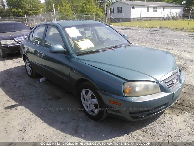 KMHDN46D36U215292 - 2006 HYUNDAI ELANTRA GLS/GT/LIMITED GREEN photo 1