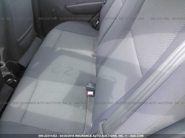 KL1TD56657B092285 - 2007 CHEVROLET AVEO LS SILVER photo 8