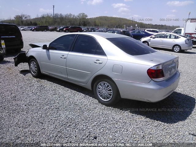 4T1BE32K95U597882 - 2005 TOYOTA CAMRY LE/XLE/SE 银色 照片 3