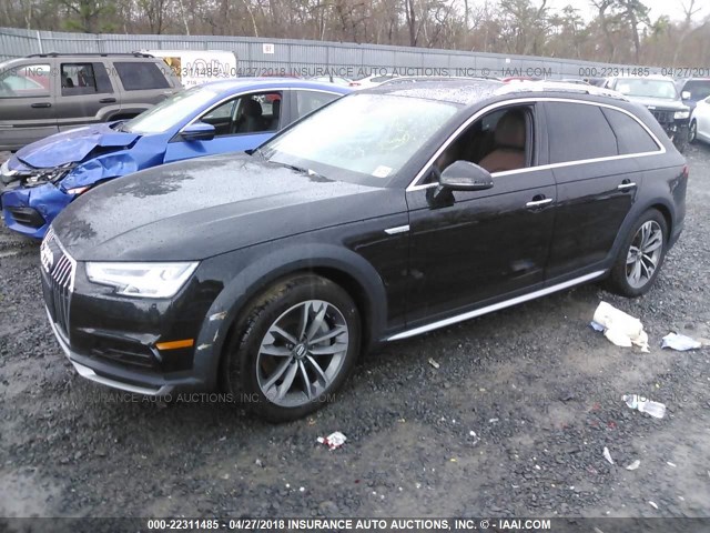 WA18NAF44JA112763 - 2018 AUDI A4 ALLROAD PREMIUM PLUS BLACK photo 2