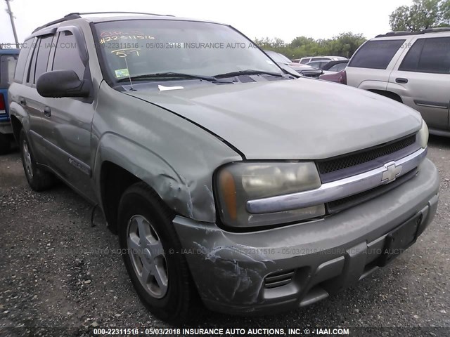 1GNDS13S232268109 - 2003 CHEVROLET TRAILBLAZER  GREEN photo 1