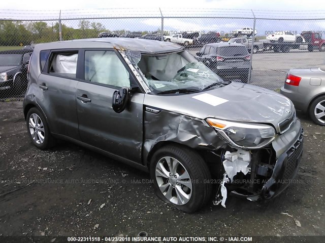 KNDJP3A55G7323389 - 2016 KIA SOUL + GRAY photo 1