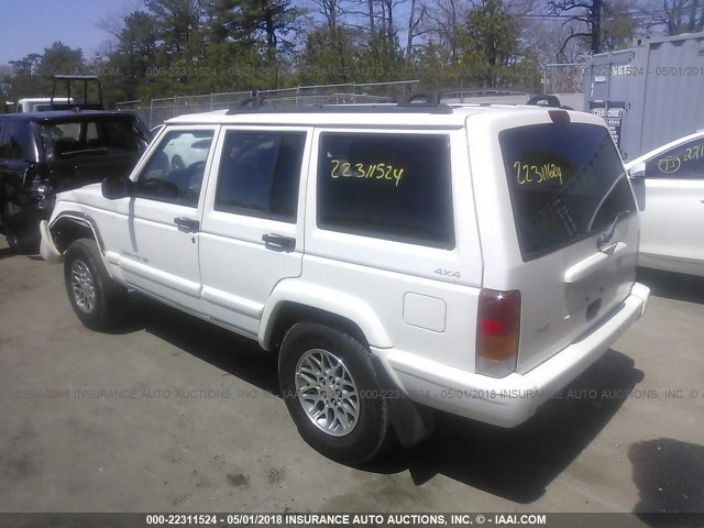 1J4FF78S4XL514248 - 1999 JEEP CHEROKEE LIMITED WHITE photo 3