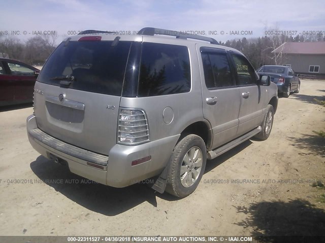 4M2EU47E66UJ19475 - 2006 MERCURY MOUNTAINEER LUXURY SILVER photo 4