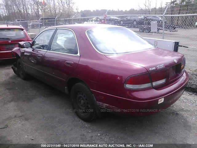 1YVGE22C6R5190111 - 1994 MAZDA 626 DX/LX RED photo 3