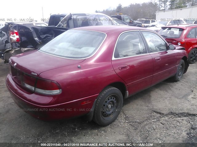 1YVGE22C6R5190111 - 1994 MAZDA 626 DX/LX RED photo 4