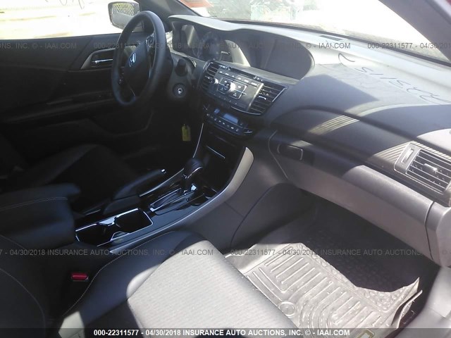 1HGCR2F59GA236668 - 2016 HONDA ACCORD SPORT 红色 照片 5