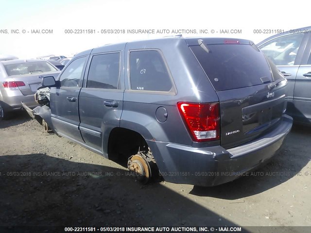 1J8GR48K27C640522 - 2007 JEEP GRAND CHEROKEE LAREDO/COLUMBIA/FREEDOM GRAY photo 3