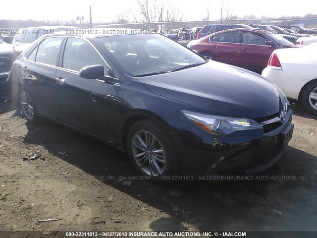 4T1BF1FK4HU767856 - 2017 TOYOTA CAMRY LE/XLE/SE/XSE BLACK photo 1