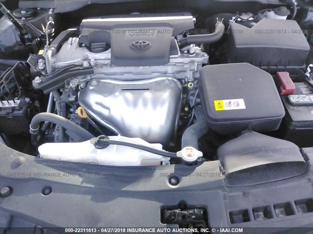 4T1BF1FK4HU767856 - 2017 TOYOTA CAMRY LE/XLE/SE/XSE BLACK photo 10