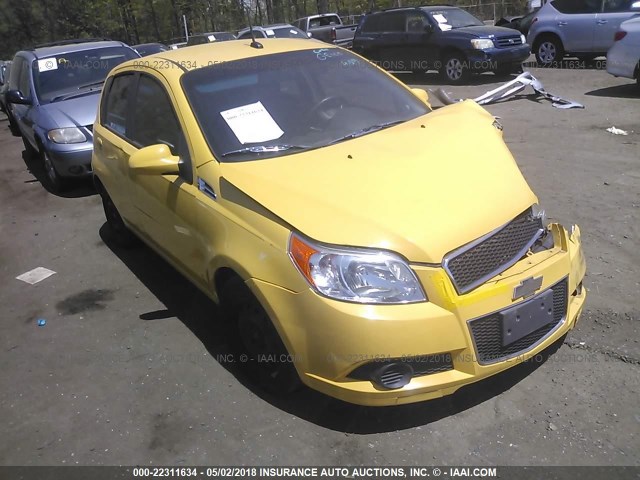 KL1TD6DE5AB118388 - 2010 CHEVROLET AVEO LS/LT YELLOW photo 1