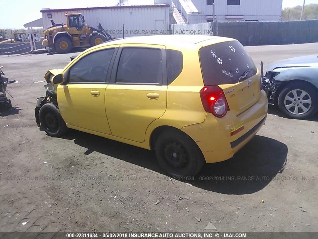 KL1TD6DE5AB118388 - 2010 CHEVROLET AVEO LS/LT 黄色 照片 3