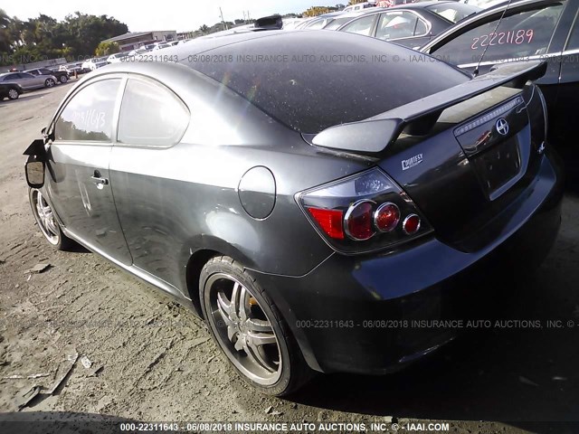 JTKDE167880238373 - 2008 TOYOTA SCION TC 灰色 照片 3