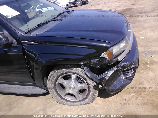 1GNET13M072165893 - 2007 CHEVROLET TRAILBLAZER LS/LT BLACK photo 6