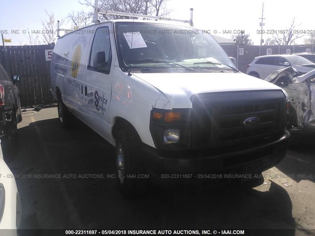 1FTNS2EL7BDA28291 - 2011 FORD ECONOLINE E250 VAN WHITE photo 1