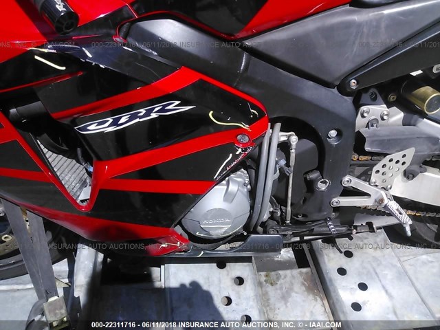 JH2PC37054M105457 - 2004 HONDA CBR600 RR RED photo 9